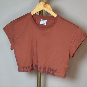 NWOT Gymshark Women's Warm Brown Crop Top